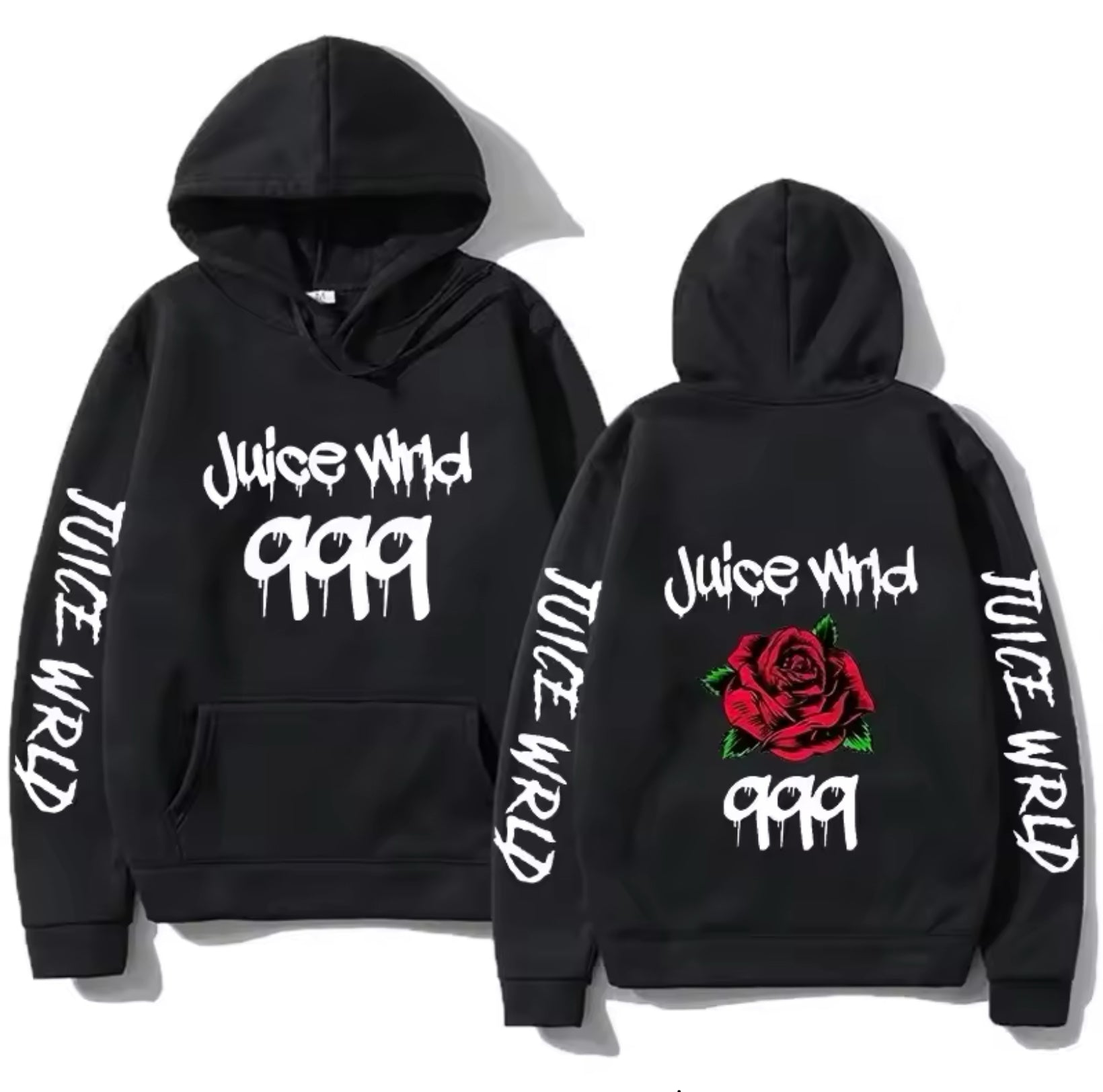 Juice wrld hoodie size deals small